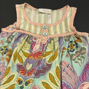 Matilda Jane 435 Colorful Paisley Kids Dress (8)